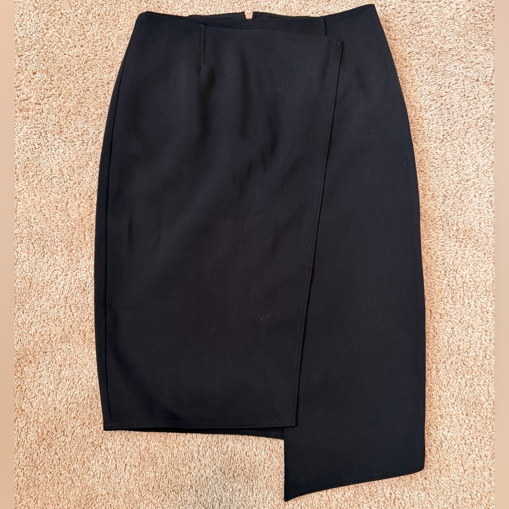 Ted Baker Black Asymmetrical Skirt-New Without Tags
